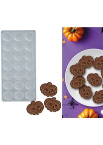 Moule à chocolat citrouille pour 21 pièces, 27,5 x 13 cm