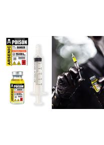 BOUTEILLE DE POISON AVEC SERINGUE