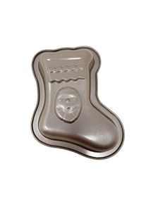 METALLISCHE KUCHENFORM, WEIHNACHTSSTRUMPF, 15 CMS
