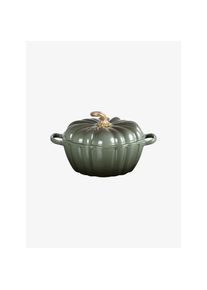 Le Creuset Kürbis Bräter dunkelgrün