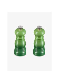 Le Creuset Mini Salz und Pfeffermühlen Set smaragd