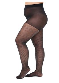 ZIZZI, Femmes Collants, noir