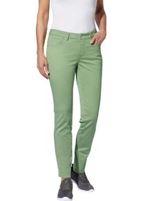 Damen 5-Pocket-Hose in Baumwoll-Stretch-Qualität eucalyptus