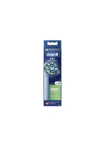 Oral-B , Aufsteckbürsten »CrossAction« , weiss , Mit X-förmigen Borsten entwickelt, die nun auch die Stellen reinigen, die normale Borsten nicht...