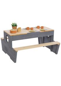 Garten-Kindersitzgruppe »Creator« Outdoor Spieltisch, natur - wolkengrau; FSC - schützt Wald , beige , Muddy Buddy