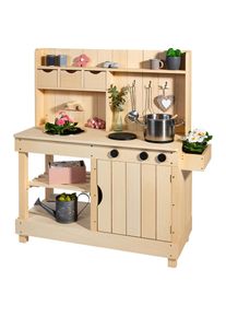 Outdoor-Spielküche »Explorer« Matschküche, natur; FSC - schützt Wald , beige , Muddy Buddy