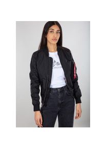 Alpha Industries, Unisex, Bomberjacke &raquo;MA-1 TT Light W&laquo;, schwarz, XS, TT-Nylon Stoff