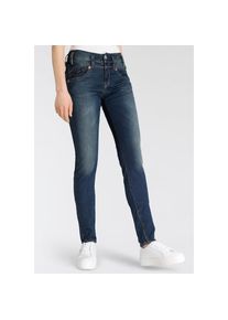 Herrlicher , Slim-fit-Jeans »PEARL SLIM«, extra komfortabel , blau , Röhrenjeans "Pearl Slim" von Herrlicher