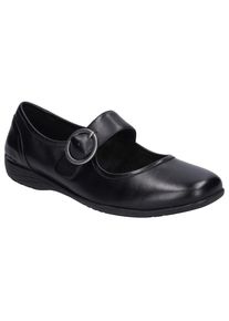 Josef Seibel, Unisex, Riemchenballerina &raquo;Fenja 18&laquo; Spangenschuh, Festtagsschuh, Komfortschuh mit modischer Schnalle, schwarz, 44, Eleganter Ballerina 