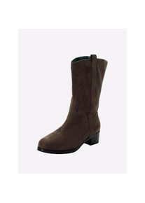 sheego , Weitschaftstiefel , grau