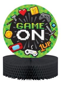 Decorazione Game On a nido d'ape 30 cm