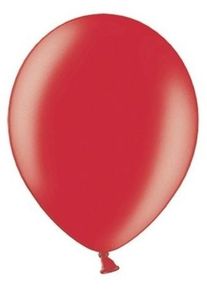 partydeco 100 Celebration metallic Ballons rot 25cm