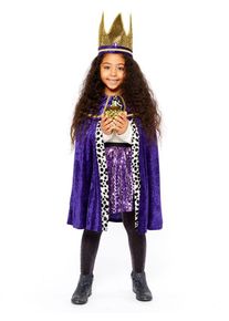 Costume da re sacro per bambino viola