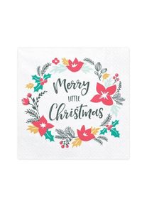partydeco Christmas Papier-Servietten 33cm