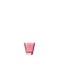 Glas »Trinkglas Optic 215 ml,« , rot , Leonardo