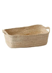 Aufbewahrungskorb »Rechteckig 36 cm, Beige« , beige , Esmée