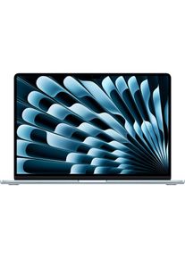 Apple , Notebook »MacBook Air 15 2025 M4 10C GPU / 24 GB / 1 TB Sky Blue«, 38,86 cm, / 15,3 Zoll, M4, 1000 GB SSD , blau , Gehäuse aus recyceltem...