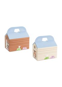 partydeco 6 scatole per torte in stile cuccia