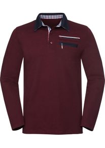 Catamaran Herren Langarm-Shirt bordeaux