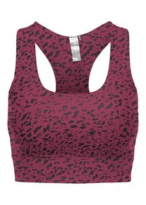 ONLY PLAY Sport-BH 'ONPDAISY-2-ALMA' Damen, beere / schwarz, Größe XS