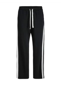 Jack & Jones JACK & JONES, Hommes Pantalon 'JPSTBILL', noir / blanc