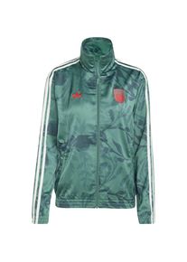 adidas Performance, Femmes Veste de sport 'Figc Italy', bleu fonc&eacute; / &eacute;meraude / rouge / blanc