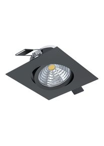Eglo Leuchten Eglo SALICETO Einbauleuchte LED Schwarz, 1-flammig