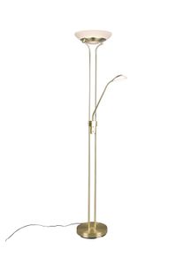 REALITY Orson Deckenfluter LED Messing, 2-flammig