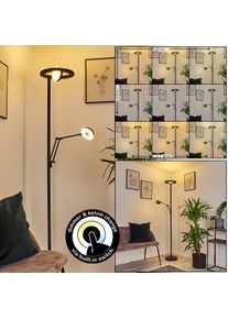 hofstein Rabeja Deckenfluter LED Schwarz, 2-flammig