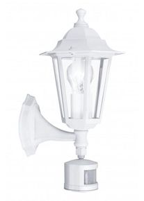 Eglo Leuchten Eglo LATERNA 5 Außenwandleuchte Weiß, 1-flammig, Bewegungsmelder