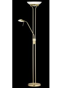 Fischer & Honsel Pool Deckenfluter LED Messing, 1-flammig, Bewegungsmelder