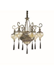 Ideal Lux HAREM Kronleuchter Brüniert, 9-flammig