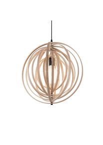 Ideal Lux DISCO Hängeleuchte Holz hell, 1-flammig