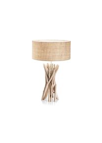 Ideal Lux DRIFTWOOD Tischleuchte Holz hell, 1-flammig