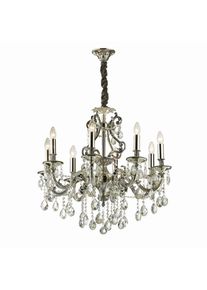 Ideal Lux GIOCONDA Kronleuchter Silber, 8-flammig