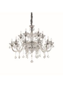 Ideal Lux COLOSSAL Hängeleuchte Chrom, 15-flammig