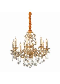 Ideal Lux GIOCONDA Kronleuchter Transparent, Klar, 8-flammig