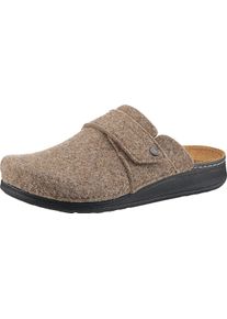 MUBB Herren Pantoffel mit Memory-Fussbett beige