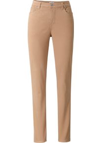 Damen 5-Pocket-Hose in Baumwoll-Stretch-Qualität camel