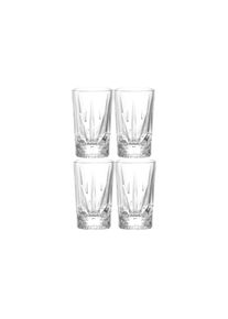 Schnapsglas »Capri 280 ml, 4 Stück, Transparent«, (4 tlg.) , farblos , Leonardo