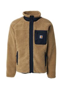 Carhartt Work In Progress Carhartt Wip Fleecejacke 'Prentis' Herren Gr&ouml;&szlig;e XL hellbraun / schwarz