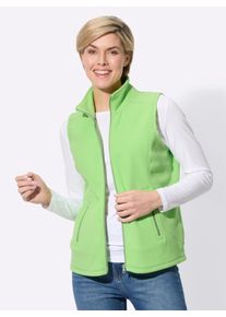 WITT Damen Fleeceweste mit Antipilling-Ausr&uuml;stung, reseda, Gr&ouml;&szlig;e 54, 100% Polyester