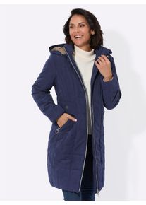 WITT Damen Steppmantel mit 2-Wege-Reissverschluss, marine, Gr&ouml;&szlig;e 50, 90% Polyester, 10% Polyamid. Wattierung: 100% Polyester. Kapuzenfutter: 100% 