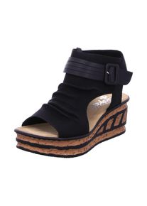 Rieker, Femmes Sandales, noir