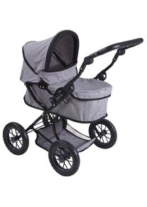 KNORRTOYS , Puppenwagen »First - Stone« , grau