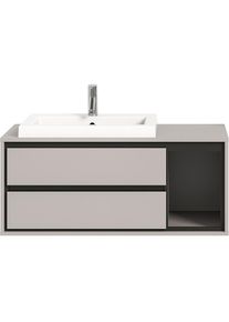 Inosign Waschbeckenschrank »Skygge, Breite 100 cm, inkl. Mineralguss-Waschbecken, 2 Schubkästen«, (2 St.), Hängeschrank, Unterschrank, Badmöbel,...