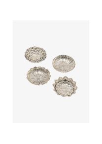 Kapel Buccellati Vintage, Four silver flower dishes silberfarben