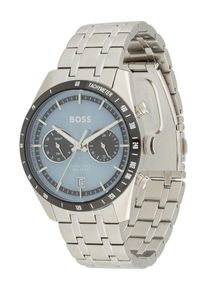 BOSS, Hommes Montre à affichage analogique 'Tourmaster', bleu-gris / noir / argent / blanc