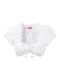 Krüger Dirndl Krüger Madl, Femmes Blouse folklorique, blanc