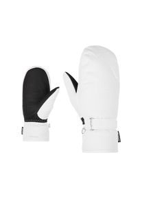 Ziener , Fäustlinge »KISARI-Z AS MITTEN glove« , weiss , atmungsaktive, wasser- und winddichte AQUASHIELD Membran